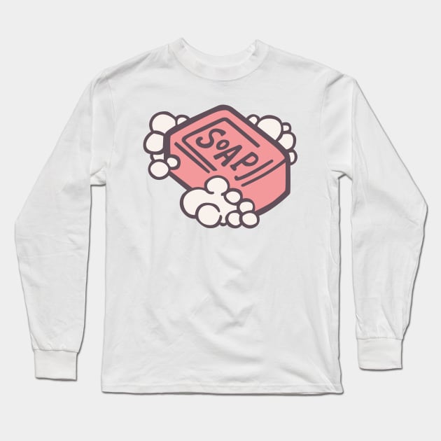 Soap is What You Need Long Sleeve T-Shirt by Contentarama